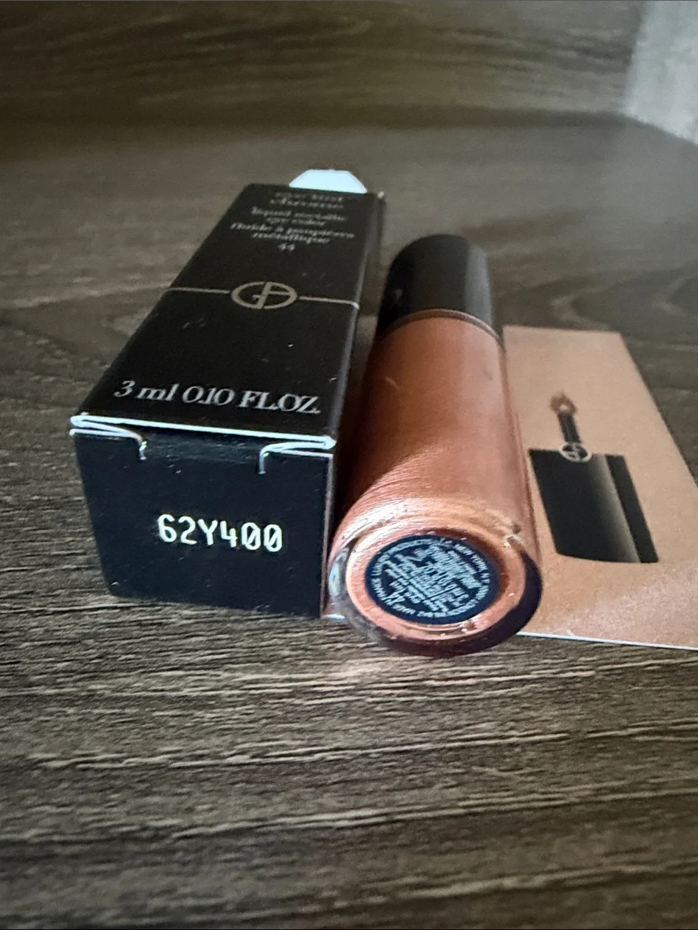 ❤️$18 NWT Giorgio Armani Eye Tint Chrome Liquid Metallic Eye Color – Rose Gold